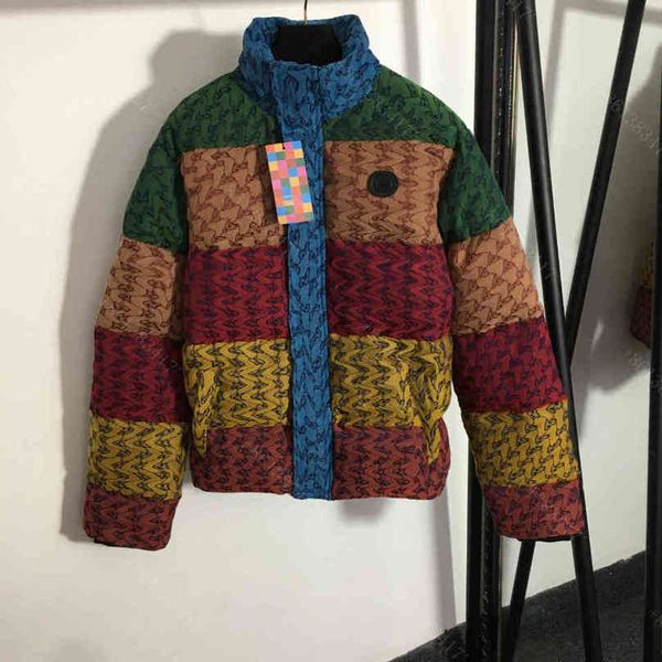 fashion winter women down jacket coat rainbow print high-end cotton jackets cciggu logo brand short slimming lapel long sleeve zipper girl s, Black
fashion winter women down jacket coat rainbow print high-end cotton jackets cciggu logo brand short slimming lapel long sleeve zipper girl s, Black