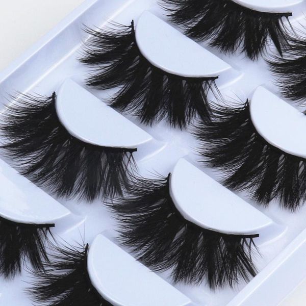 false eyelashes 5 pairs of faux 3d natural mink 13-16mm dramatic fluffy no cruel
false eyelashes 5 pairs of faux 3d natural mink 13-16mm dramatic fluffy no cruel