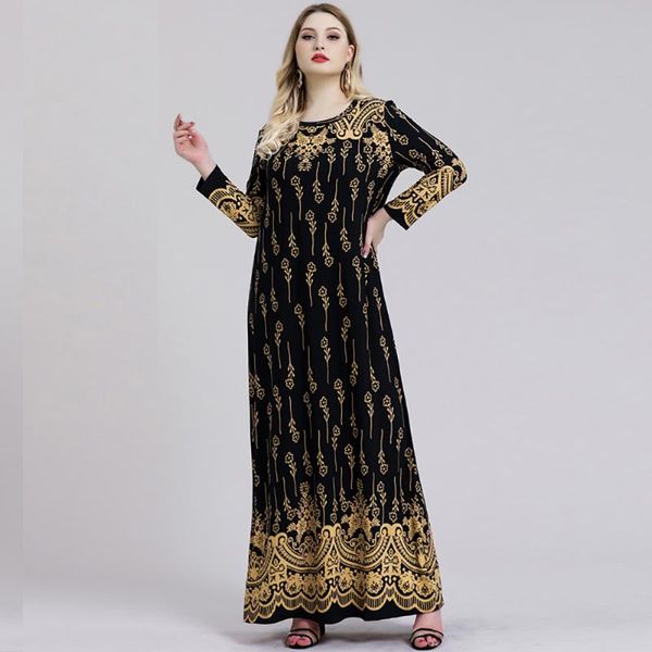 plus size dresses 5xl abaya muslim dress women autumn winter long sleeve retro floral print maxi turkish islamic clothing, Black
plus size dresses 5xl abaya muslim dress women autumn winter long sleeve retro floral print maxi turkish islamic clothing, Black