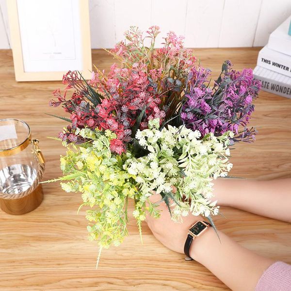 decorative flowers & wreaths 1pcs green plastic grass plant fake flower babysbreath wedding home christmas decoration party office
decorative flowers & wreaths 1pcs green plastic grass plant fake flower babysbreath wedding home christmas decoration party office