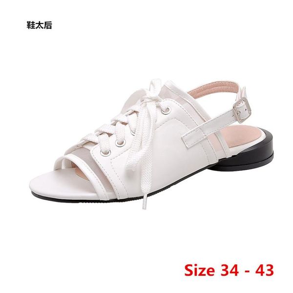 sandals fashion women summer low mid heel peep toe casual beach ladies shoes small big size 34 - 43, Black
sandals fashion women summer low mid heel peep toe casual beach ladies shoes small big size 34 - 43, Black