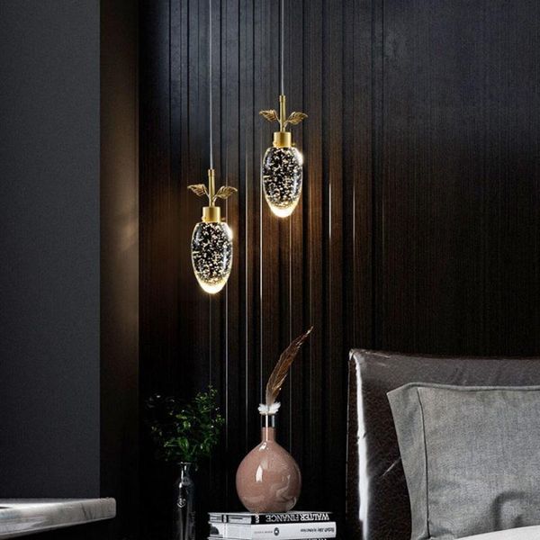 pendant lamps postmodern bubble crystal lamp nordic luxury bedroom bedside restaurant cafe bar decoration led hanging light fixture
pendant lamps postmodern bubble crystal lamp nordic luxury bedroom bedside restaurant cafe bar decoration led hanging light fixture