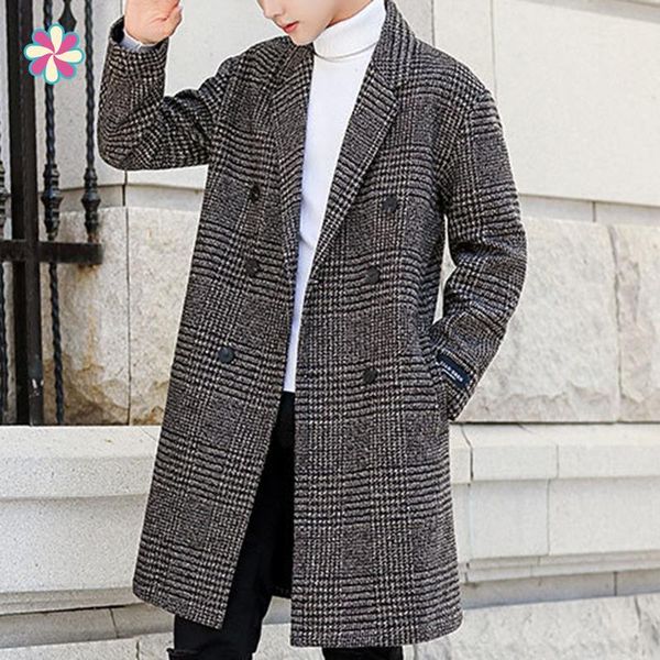 2021 fashion men's winter warm long style overcoat male new black white plaid wool coat outwear plus size w118
2021 fashion men's winter warm long style overcoat male new black white plaid wool coat outwear plus size w118