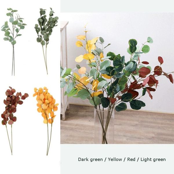 2pcs 92cm artificial plants lanyun france eucalyptus elegant money leaf for home wedding autumn decoration
2pcs 92cm artificial plants lanyun france eucalyptus elegant money leaf for home wedding autumn decoration