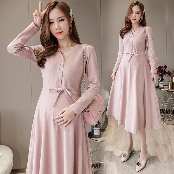 maternity dresses 2022 dress autumn and winter fashion long-sleeved pregnancy female mother long skirt clothing, White
maternity dresses 2022 dress autumn and winter fashion long-sleeved pregnancy female mother long skirt clothing, White