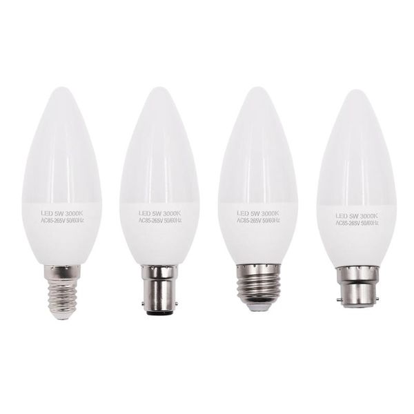 bulbs 3w/5w led candle e27 e14 b15 b22 bulb for candelabra base light chandelier non-dimmable
bulbs 3w/5w led candle e27 e14 b15 b22 bulb for candelabra base light chandelier non-dimmable
