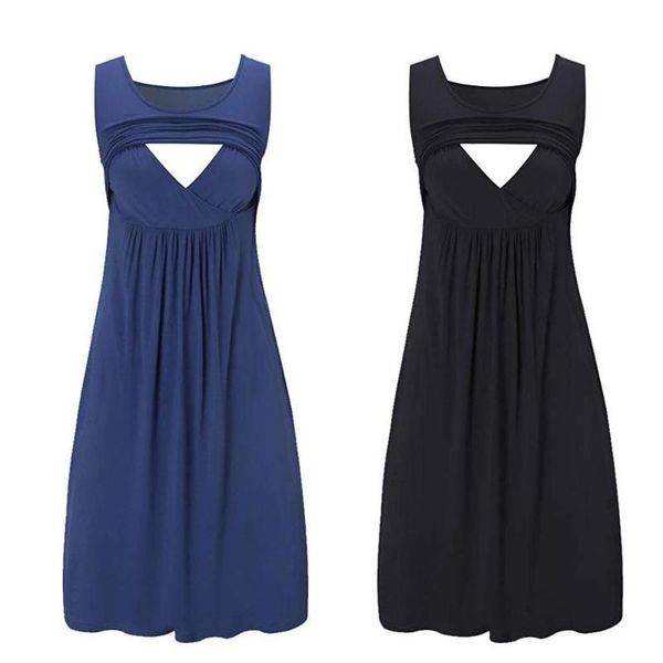 maternity dresses 2021 summer fashion pregnant women's solid color sleeveless tunic casual breastfeeding pregnancy dress, White
maternity dresses 2021 summer fashion pregnant women's solid color sleeveless tunic casual breastfeeding pregnancy dress, White