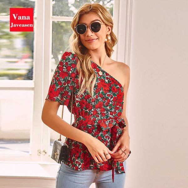 women's t-shirt one-shoulder short-sleeve women tee-shirt floral print shirt pullover lace-up skinny female backless elegant top, White
women's t-shirt one-shoulder short-sleeve women tee-shirt floral print shirt pullover lace-up skinny female backless elegant top, White