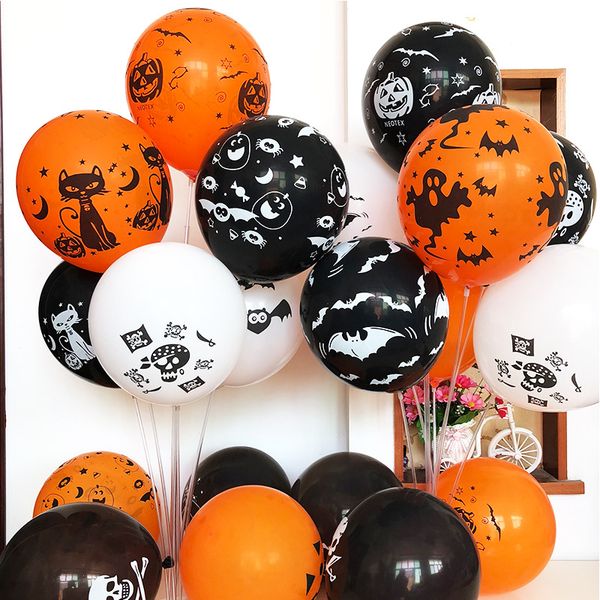 100pcs/polybag Halloween decoration balloons ghost festival party decoration balloons 12 inch 2.8g thick Halloween latex balloons
100pcs/polybag Halloween decoration balloons ghost festival party decoration balloons 12 inch 2.8g thick Halloween latex balloons