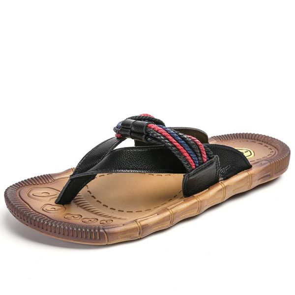 slippers jumpmore summer men's beach shoes tendon outsole sandals trendy korean fashion outdoor vietnamese size 39-44, Black
slippers jumpmore summer men's beach shoes tendon outsole sandals trendy korean fashion outdoor vietnamese size 39-44, Black