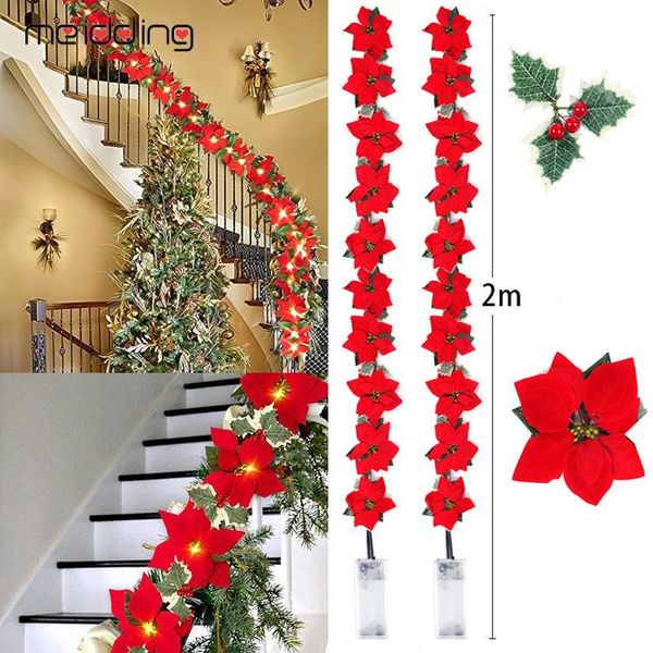 christmas decorations 2m 10led poinsettia flowers holly leaf garland string lights decor home indoor outdoor wreath front door
christmas decorations 2m 10led poinsettia flowers holly leaf garland string lights decor home indoor outdoor wreath front door