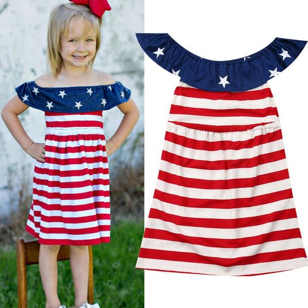 girl's dresses citgeesummer baby girl dress party july 4th independence day national flag sundress holiday collar clothing, Red;yellow
girl's dresses citgeesummer baby girl dress party july 4th independence day national flag sundress holiday collar clothing, Red;yellow