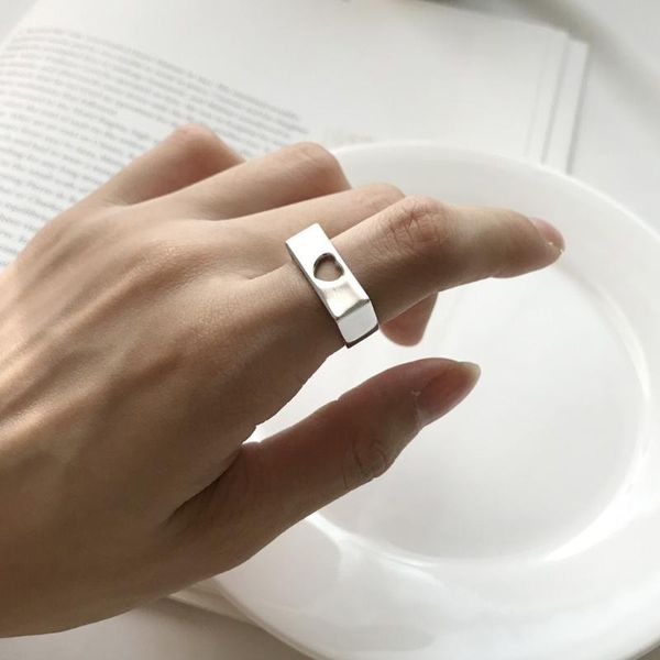 cluster rings women's cute authentic s925 sterling silver fine jewelry hollow-out heart love square geometric band ring adjust j473, Golden;silver
cluster rings women's cute authentic s925 sterling silver fine jewelry hollow-out heart love square geometric band ring adjust j473, Golden;silver