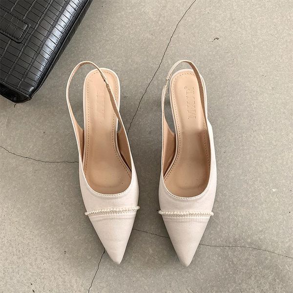 2021 new brand women pumps high heels string beads slingbacks shoes woman pointed toe office shoes lady sandal med, Black
2021 new brand women pumps high heels string beads slingbacks shoes woman pointed toe office shoes lady sandal med, Black