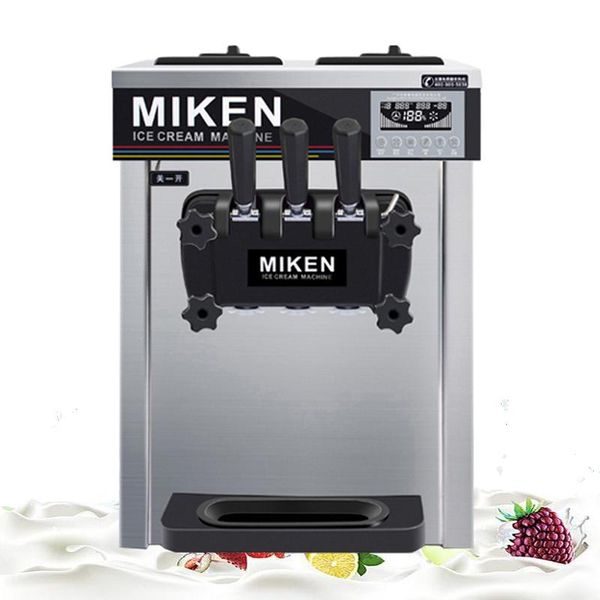 ice cream making machine soft serve electric lcd panel maker one flavors