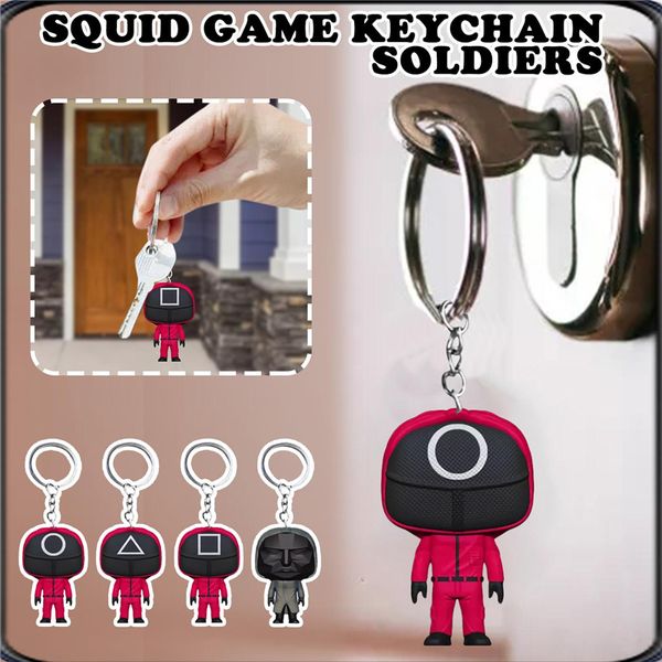 2021 new product squid game keychain pendant key ring dhl
2021 new product squid game keychain pendant key ring dhl