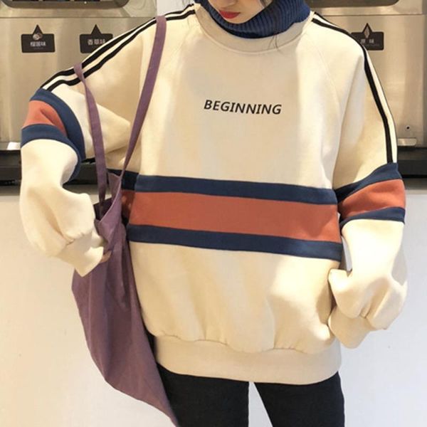 women's hoodies & sweatshirts plus velvet harajuku women pullover autumn winter high collar fake two-piece korean style loose fashion t, Black
women's hoodies & sweatshirts plus velvet harajuku women pullover autumn winter high collar fake two-piece korean style loose fashion t, Black