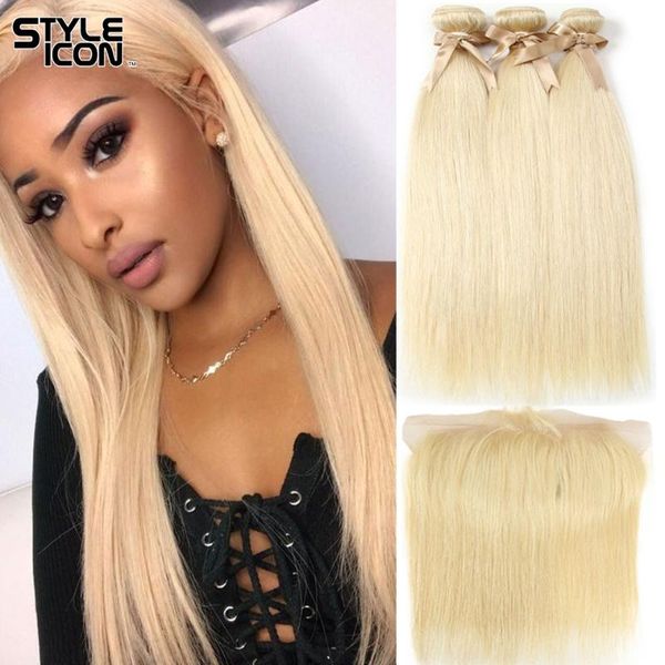 human hair bulks styleicon 613 blonde bundles with frontal brazilian straight closure remy weaves, Black
human hair bulks styleicon 613 blonde bundles with frontal brazilian straight closure remy weaves, Black
