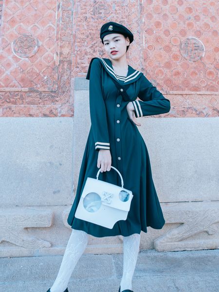 chique spring new sailor's collar women's dress in japanese long sleeve jk skirt of medium-length female waist slimming kawaii 0nz, Black;gray
chique spring new sailor's collar women's dress in japanese long sleeve jk skirt of medium-length female waist slimming kawaii 0nz, Black;gray