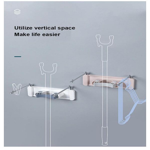 hooks & rails multifunctional home bathroom storage rack rotatable balcony drying clothes rod multi-color mop collector wall hanging
hooks & rails multifunctional home bathroom storage rack rotatable balcony drying clothes rod multi-color mop collector wall hanging
