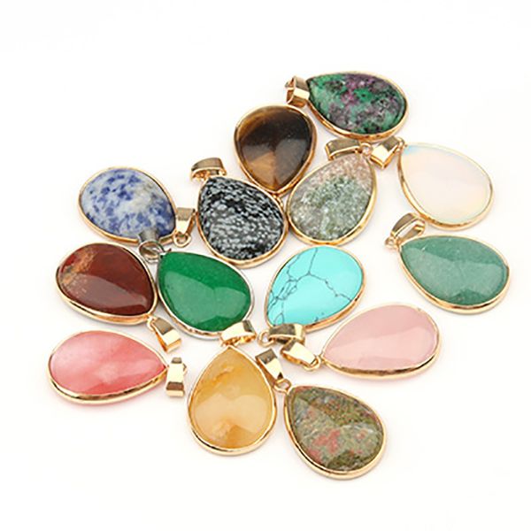 natural stone water drop rose quartz turquoise tiger's eye opal pendant charms diy for druzy bracelet necklace earrings jewelry making, Bronze;silver
natural stone water drop rose quartz turquoise tiger's eye opal pendant charms diy for druzy bracelet necklace earrings jewelry making, Bronze;silver