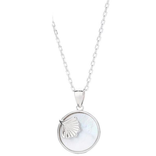 chains 925 sterling silver necklace pendant for women japanese pearl shell ginkgo round jewelry necklae
chains 925 sterling silver necklace pendant for women japanese pearl shell ginkgo round jewelry necklae