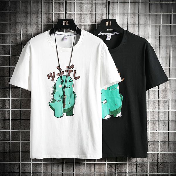 2021 new summer t-shirt casual t men cotton half mano-neck loose short sleeve mens tee shirt homme yga5, White;black
2021 new summer t-shirt casual t men cotton half mano-neck loose short sleeve mens tee shirt homme yga5, White;black