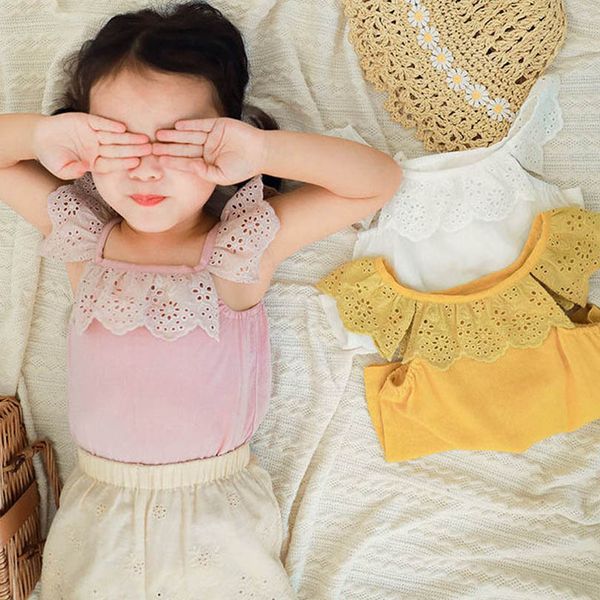girls tank children summer baby girl clothes fashion loose cute kids vest childrens lace t-shirts b6773, Blue
girls tank children summer baby girl clothes fashion loose cute kids vest childrens lace t-shirts b6773, Blue