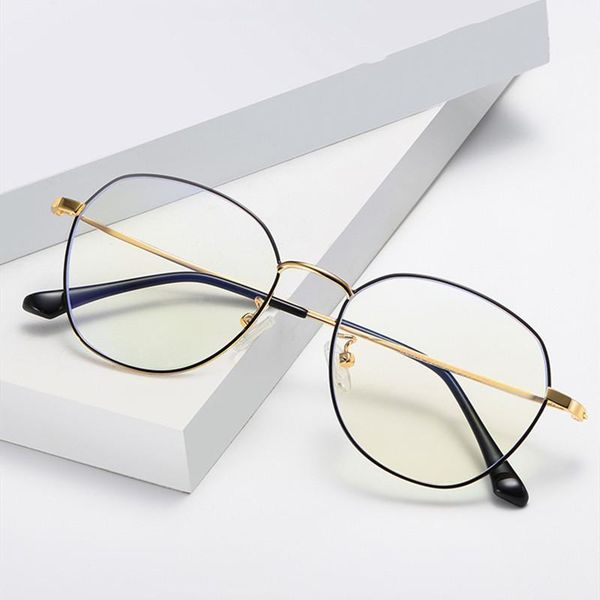 fashion sunglasses frames oeyeyeo metal round anti blue light eyeglasses men's simple spectacles frame ladies retro art myopia eyewears, Black
fashion sunglasses frames oeyeyeo metal round anti blue light eyeglasses men's simple spectacles frame ladies retro art myopia eyewears, Black