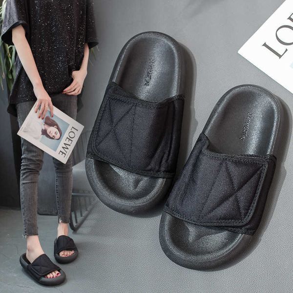 women's kanye sandalsversion 899 fashion - wear korean men's and one line with thick bottom coconut beach couple bread slippers yw, Black
women's kanye sandalsversion 899 fashion - wear korean men's and one line with thick bottom coconut beach couple bread slippers yw, Black