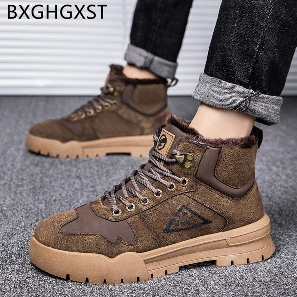 boots winter men motorcycle shoes snow casual ankle duede designer botas militares hombre, Black
boots winter men motorcycle shoes snow casual ankle duede designer botas militares hombre, Black