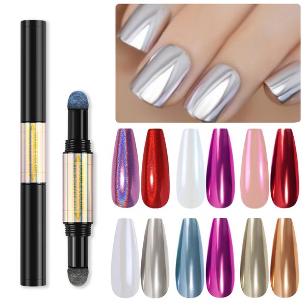 1pcs laser powder tools for nail art decorations fashion double head nails pen accessories manicure, Yellow 
1pcs laser powder tools for nail art decorations fashion double head nails pen accessories manicure, Yellow