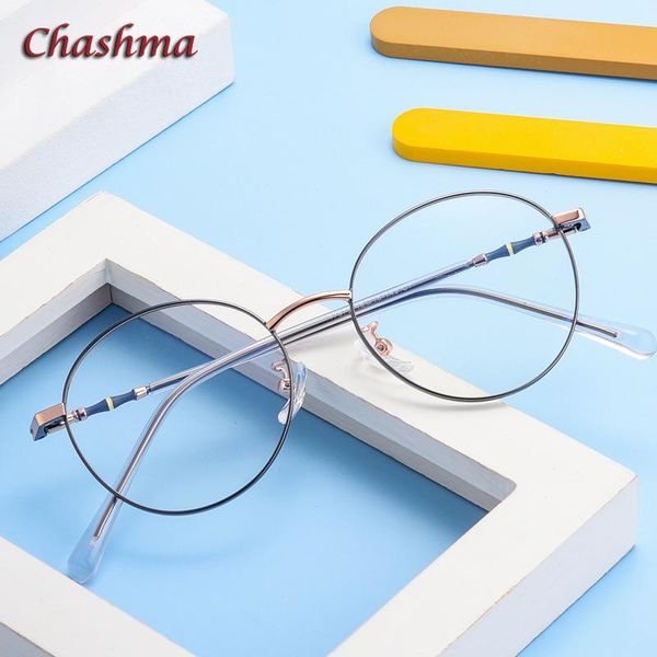 fashion sunglasses frames chashma men eyeglasses prescription glasses round light frame optical eyewear women spectacles transparent lenses, Black