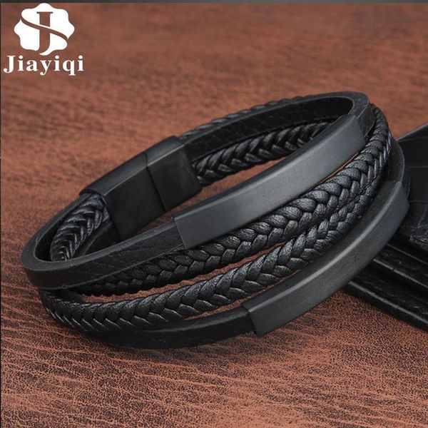 charm bracelets multilayer bracelet homme jewelry for men fashion leather with stainless steel magnet 19cm 20.5cm 22cm male bangle, Golden;silver
charm bracelets multilayer bracelet homme jewelry for men fashion leather with stainless steel magnet 19cm 20.5cm 22cm male bangle, Golden;silver