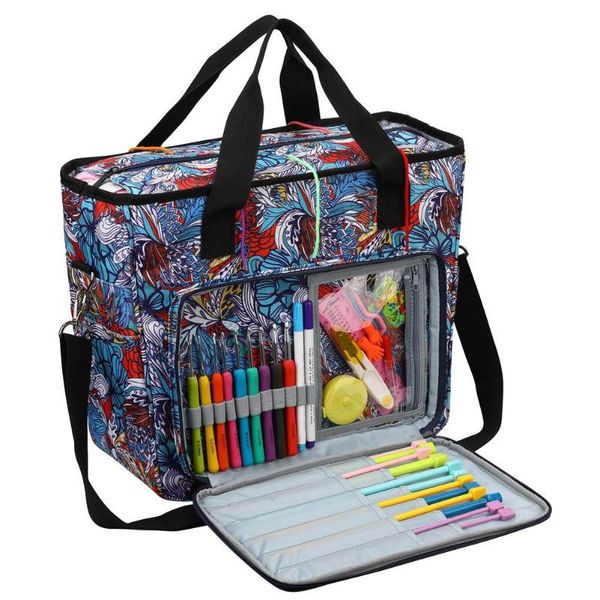 other arts and crafts portable knitting bag wool yarn crochet hooks storage bags sewing needles organizer
other arts and crafts portable knitting bag wool yarn crochet hooks storage bags sewing needles organizer