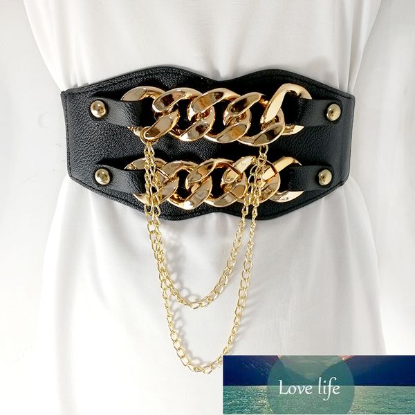 gold chain belt elastic corset belts for women tassel metal stretch cummerbunds plus size cinturon mujer wide dress waistband factory price, Black;brown
gold chain belt elastic corset belts for women tassel metal stretch cummerbunds plus size cinturon mujer wide dress waistband factory price, Black;brown