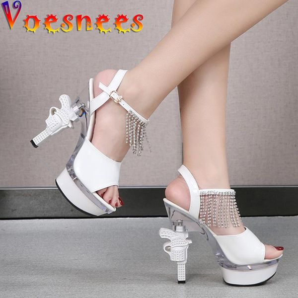 summer sansals women shoes 14cm high heels diamonds wedding shoes bride transparent heels sandals women strange style heel, Black
summer sansals women shoes 14cm high heels diamonds wedding shoes bride transparent heels sandals women strange style heel, Black