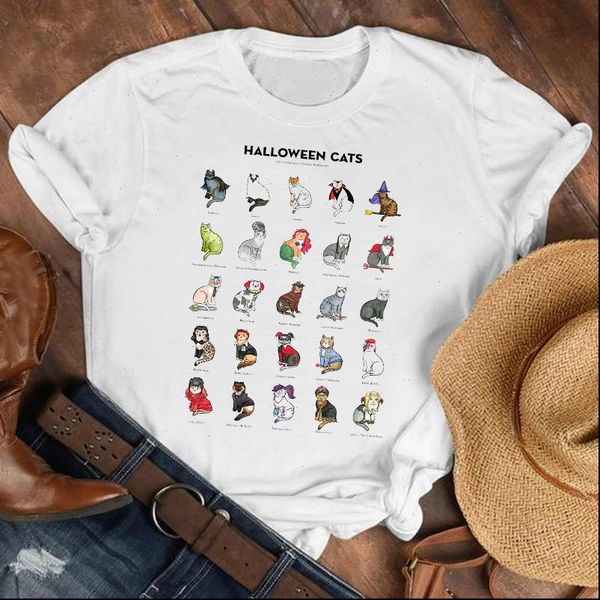 women lady halloween animal funny casual 90s style cartoon shirt clothes tshirt tee female print t graphic t shirt, White
women lady halloween animal funny casual 90s style cartoon shirt clothes tshirt tee female print t graphic t shirt, White