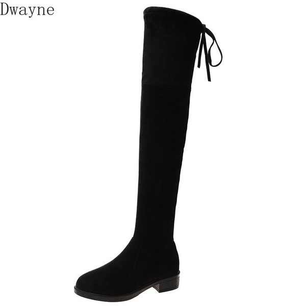 boots women's 2021 autumn and winter high over the knee plus cashmere stretch, Black 
boots women's 2021 autumn and winter high over the knee plus cashmere stretch, Black