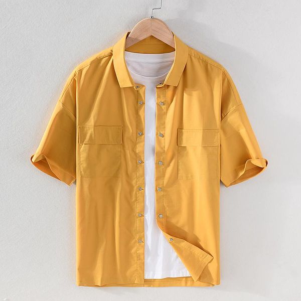 men's casual shirts short sleeve shirt for men 95% pure cotton turn-down collar solid male daily button up vintage designer clothing, White;black
men's casual shirts short sleeve shirt for men 95% pure cotton turn-down collar solid male daily button up vintage designer clothing, White;black