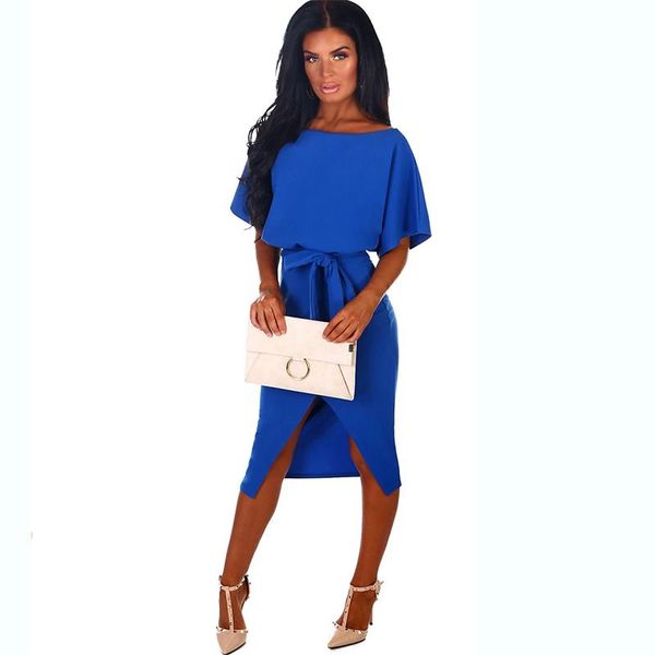 party dresses emperstar summer for women side split fashion elegant batwing sleeve dress sheath bodycon ladies midi, White;black
party dresses emperstar summer for women side split fashion elegant batwing sleeve dress sheath bodycon ladies midi, White;black