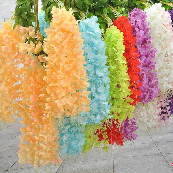 decorative flowers & wreaths artificial wisteria false violet ceiling flower rattan wedding family garden el corridor living room office dec
decorative flowers & wreaths artificial wisteria false violet ceiling flower rattan wedding family garden el corridor living room office dec