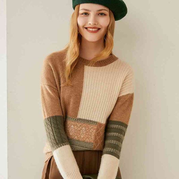 women's two piece pants thick winter autumn around the neck 100% pure cashmere sweater loose wind, White
women's two piece pants thick winter autumn around the neck 100% pure cashmere sweater loose wind, White