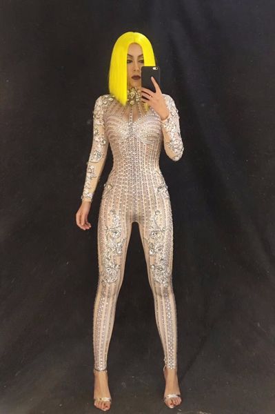 women jumpsuit full of 10000 pcs sparkling rhinestones bodysuit nightclub djds stage wear costume singer dancer clothing, Black;red
women jumpsuit full of 10000 pcs sparkling rhinestones bodysuit nightclub djds stage wear costume singer dancer clothing, Black;red