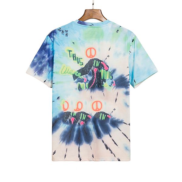 european and american street fashion cartoon tie-dye short-sleeved t-shirt trendy men casual t-shirt short-sleeved bottoming shirt, White;black
european and american street fashion cartoon tie-dye short-sleeved t-shirt trendy men casual t-shirt short-sleeved bottoming shirt, White;black