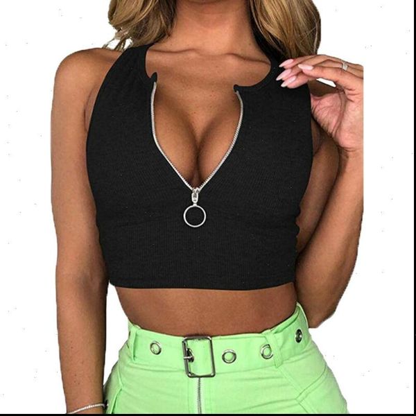 ladies tank zipper camisole solid basic streetwear fashion 2021 sell cool cropped camis 6 colors optional, White
ladies tank zipper camisole solid basic streetwear fashion 2021 sell cool cropped camis 6 colors optional, White