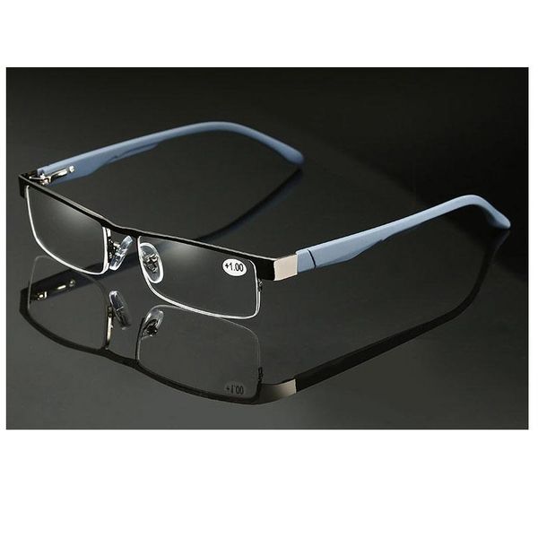 metal reading glasses men women prescription glasses clear lenses presbyopia + 1.0, White;black
metal reading glasses men women prescription glasses clear lenses presbyopia + 1.0, White;black