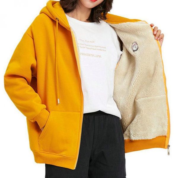 women's hoodies & sweatshirts zuolunouba autumn and winter plus velvet thick loose female hoodie cartoon embroidery pocket casual women, Black
women's hoodies & sweatshirts zuolunouba autumn and winter plus velvet thick loose female hoodie cartoon embroidery pocket casual women, Black