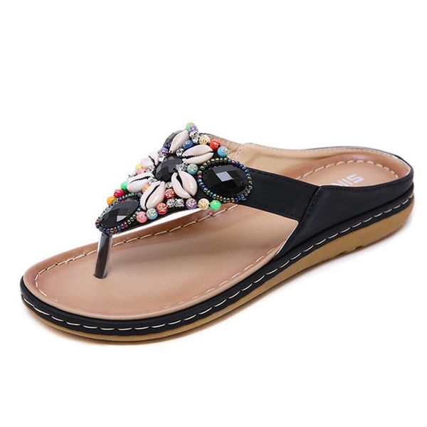 slippers women's shoes 2021 summer national wind sandals female bohemian vacation seaside shell beach, Black
slippers women's shoes 2021 summer national wind sandals female bohemian vacation seaside shell beach, Black