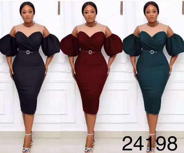 women's bubble sleeve stitching off shoulder slim fit medium length dress, Black;gray
women's bubble sleeve stitching off shoulder slim fit medium length dress, Black;gray